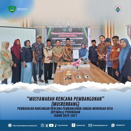 MUSRENBANG PEMBAHASAN RANCANGAN RENCANA PEMBANGUNAN JANGKA MENENGAH DESA PERUBAHAN TAHUN 2019-2027